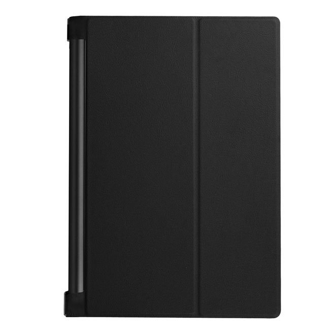 Hülle für Lenovo Yoga Tab 3 10 - Cover aus Leder - mit Standfunktion - schwarz