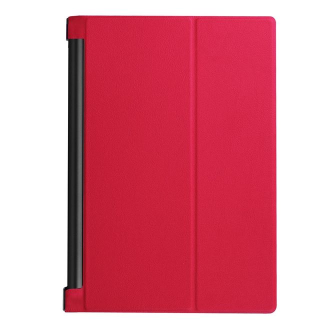 Hülle für Lenovo Yoga Tab 3 10 - Cover aus Leder - mit Standfunktion - rot