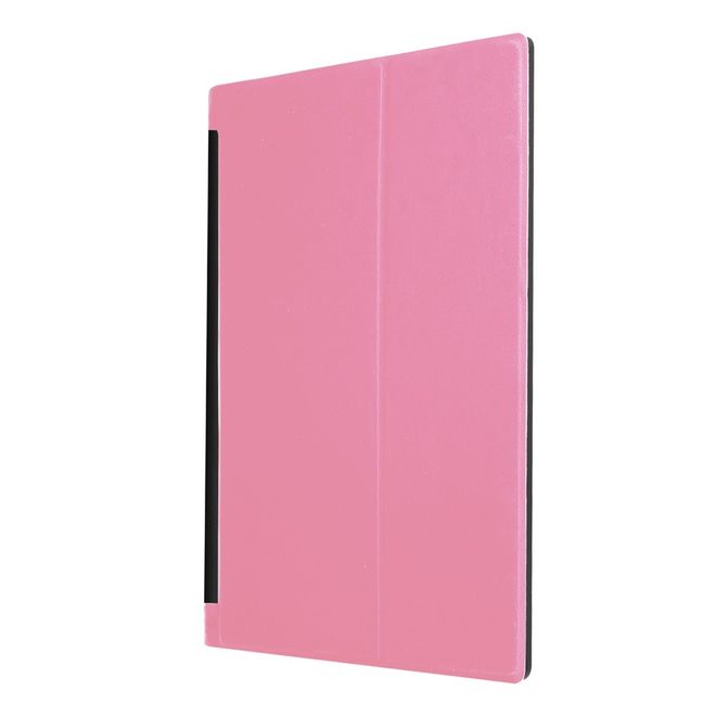 Hülle für Lenovo Yoga Tab 3 10 - Cover aus Leder - mit Standfunktion - pink