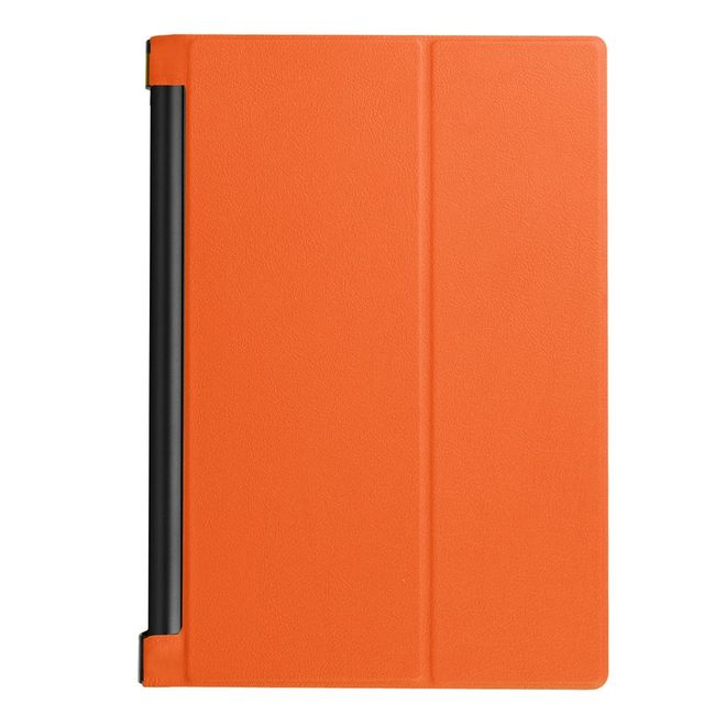 Hülle für Lenovo Yoga Tab 3 10 - Cover aus Leder - mit Standfunktion - orange