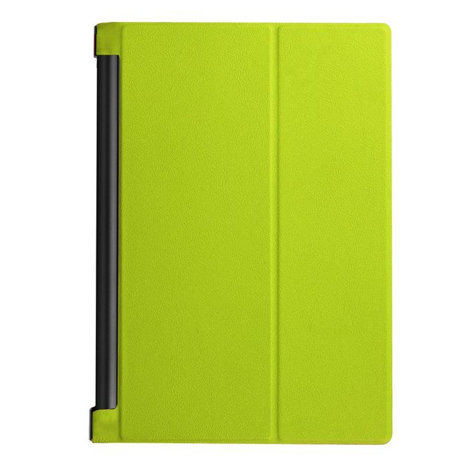 Hülle für Lenovo Yoga Tab 3 10 - Cover aus Leder - mit Standfunktion - grün