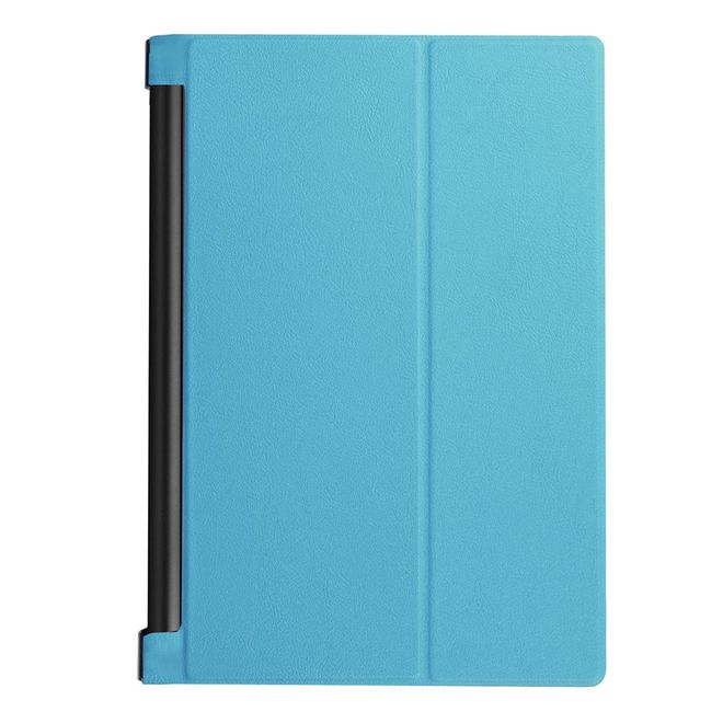 Hülle für Lenovo Yoga Tab 3 10 - Cover aus Leder - mit Standfunktion - hellblau