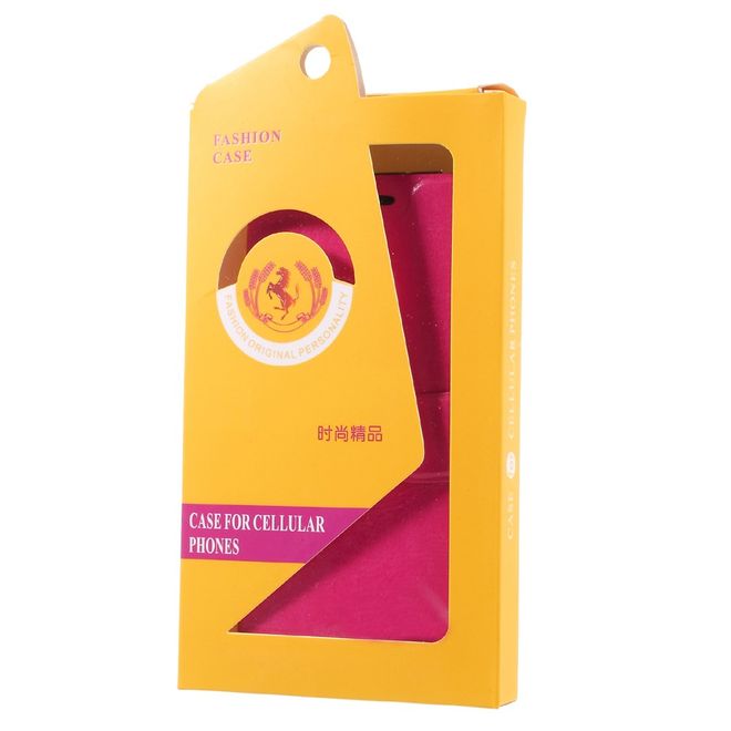 Handy Hülle für LG G6 - Crazy Horse Leder Case - mit Standfunktion - rosa