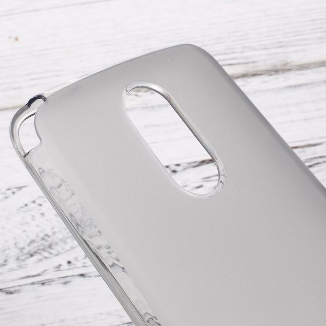 Hülle für LG Stylus 3 - TPU Soft Case - leicht glänzend - grau