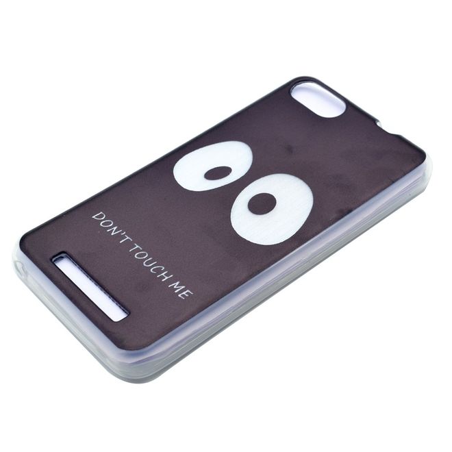 Wiko Lenny 3 Handy Hülle - TPU Soft Case - Smiley und Spruch