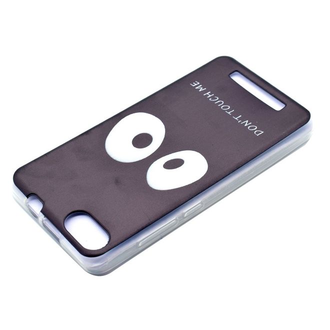 Wiko Lenny 3 Handy Hülle - TPU Soft Case - Smiley und Spruch