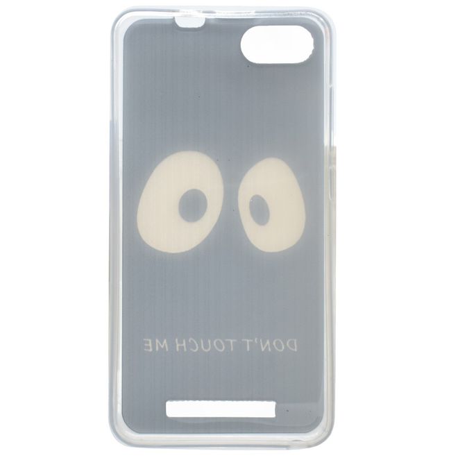 Wiko Lenny 3 Handy Hülle - TPU Soft Case - Smiley und Spruch