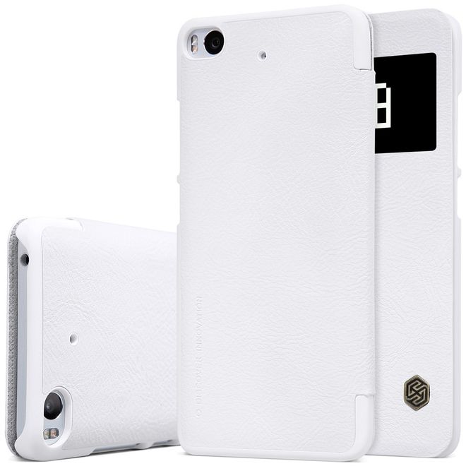 Nillkin - Xiaomi Mi 5s Hülle - Case aus Leder - Qin Series - weiss