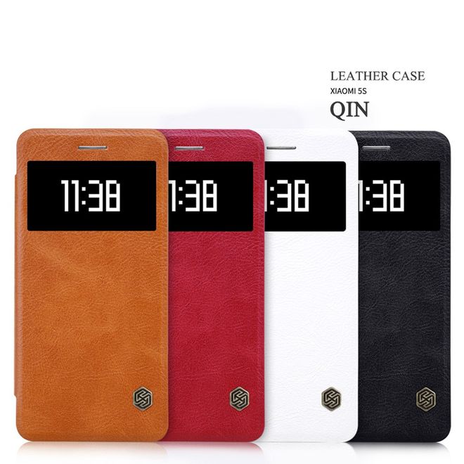 Nillkin - Xiaomi Mi 5s Hülle - Case aus Leder - Qin Series - braun