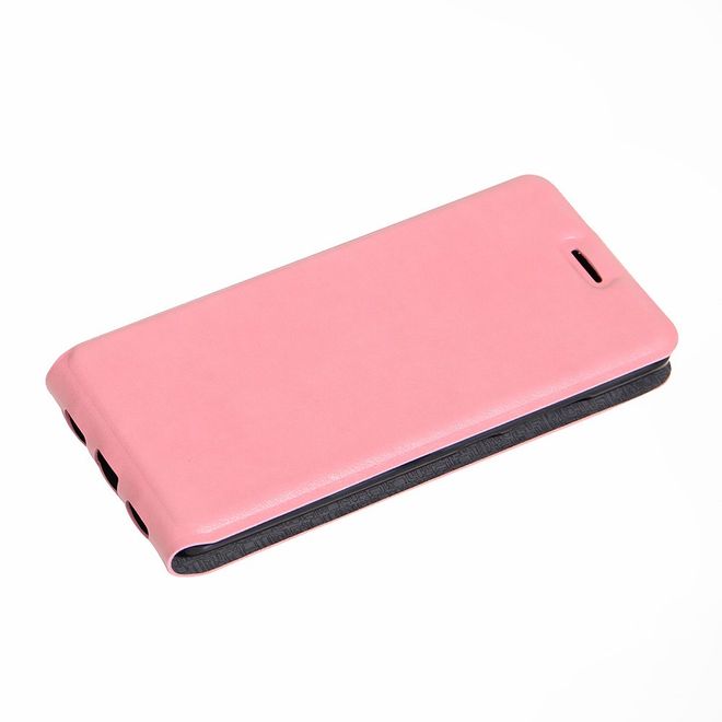 Handyhülle für Xiaomi Mi 5s - Leder Flip Case - vertikal - mit Fotofach - pink