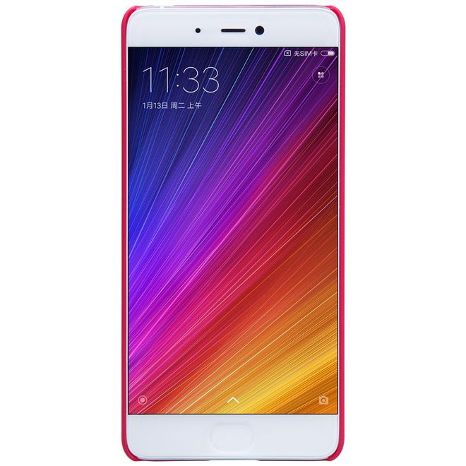 Nillkin - Xiaomi Mi 5s Hülle - Plastik Case - Super Frosted Shield Series - rot