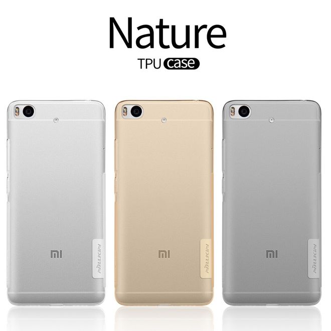 Nillkin - Case für Xiaomi Mi 5s - TPU Softcase - Nature Soft Series - grau