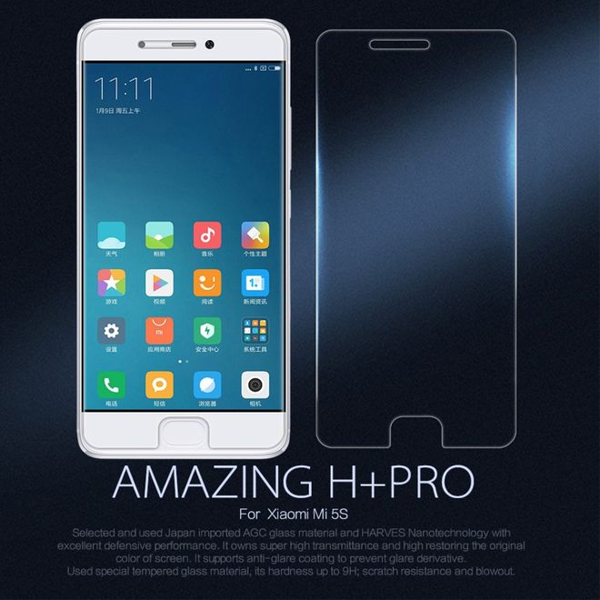 Nillkin - Xiaomi Mi 5s Schutzglas - Amazing H+Pro - 0.2mm dick