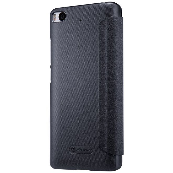 Nillkin - Case für Xiaomi Mi 5s - Hülle aus Leder - mit kleinem Fenster - Sparkle Series - schwarz