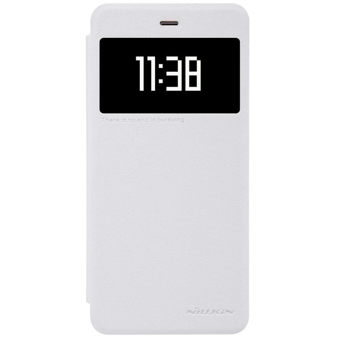 Nillkin - Case für Xiaomi Mi 5s - Hülle aus Leder - mit kleinem Fenster - Sparkle Series - weiss
