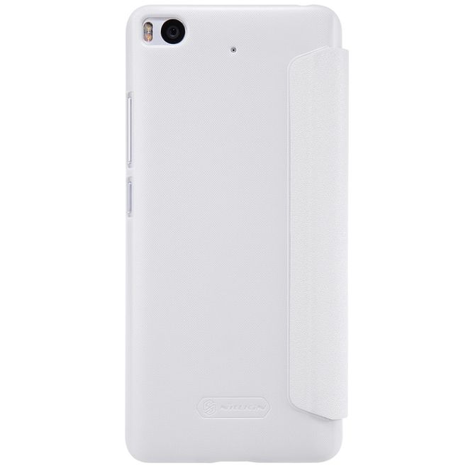 Nillkin - Case für Xiaomi Mi 5s - Hülle aus Leder - mit kleinem Fenster - Sparkle Series - weiss