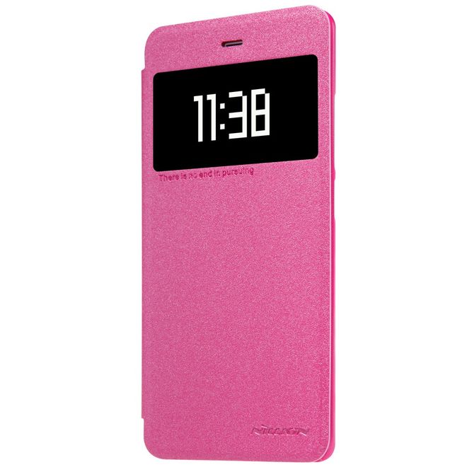 Nillkin - Case für Xiaomi Mi 5s - Hülle aus Leder - mit kleinem Fenster - Sparkle Series - rosa