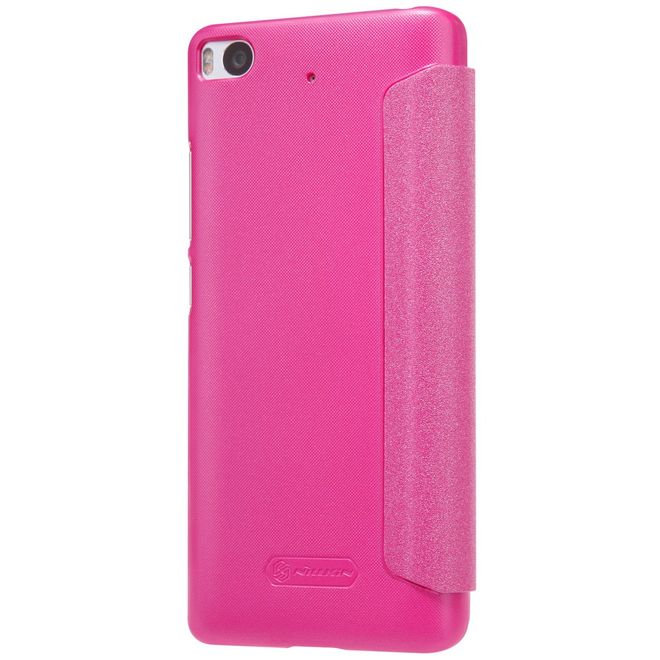 Nillkin - Case für Xiaomi Mi 5s - Hülle aus Leder - mit kleinem Fenster - Sparkle Series - rosa