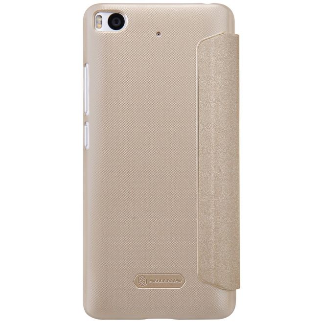 Nillkin - Case für Xiaomi Mi 5s - Hülle aus Leder - mit kleinem Fenster - Sparkle Series - gold