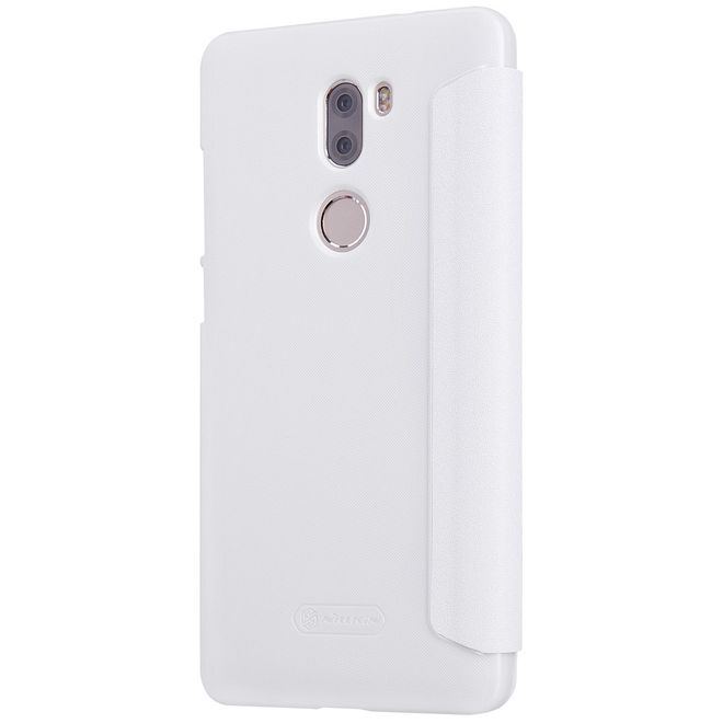 Nillkin - Case für Xiaomi Mi 5s Plus - Hülle aus Leder - mit kleinem Fenster - Sparkle Series - weiss