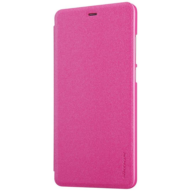 Nillkin - Case für Xiaomi Mi 5s Plus - Hülle aus Leder - mit kleinem Fenster - Sparkle Series - rosa