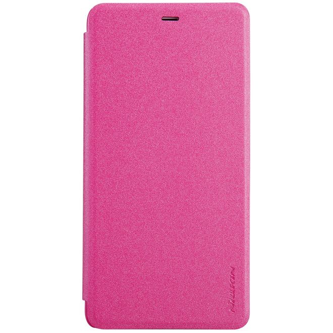 Nillkin - Case für Xiaomi Mi 5s Plus - Hülle aus Leder - mit kleinem Fenster - Sparkle Series - rosa