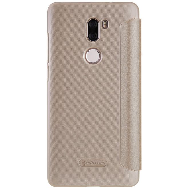 Nillkin - Case für Xiaomi Mi 5s Plus - Hülle aus Leder - mit kleinem Fenster - Sparkle Series - gold