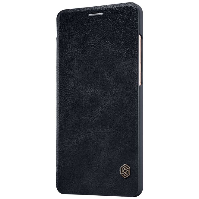 Nillkin - Xiaomi Mi 5s Plus Hülle - Case aus leder - mit Kreditkartenslot - Qin Series - schwarz