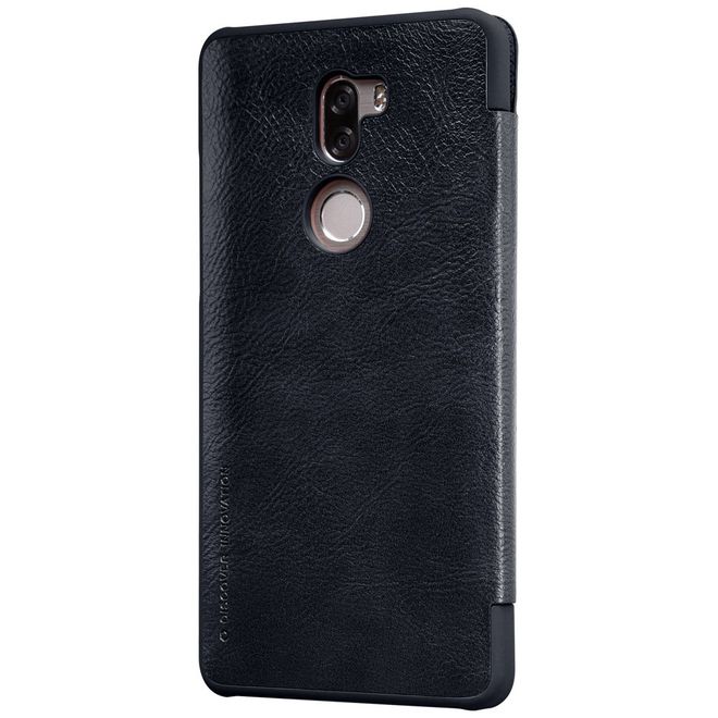 Nillkin - Xiaomi Mi 5s Plus Hülle - Case aus leder - mit Kreditkartenslot - Qin Series - schwarz