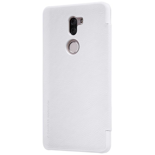 Nillkin - Xiaomi Mi 5s Plus Hülle - Case aus leder - mit Kreditkartenslot - Qin Series - weiss