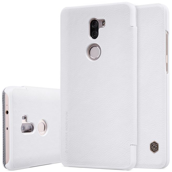 Nillkin - Xiaomi Mi 5s Plus Hülle - Case aus leder - mit Kreditkartenslot - Qin Series - weiss