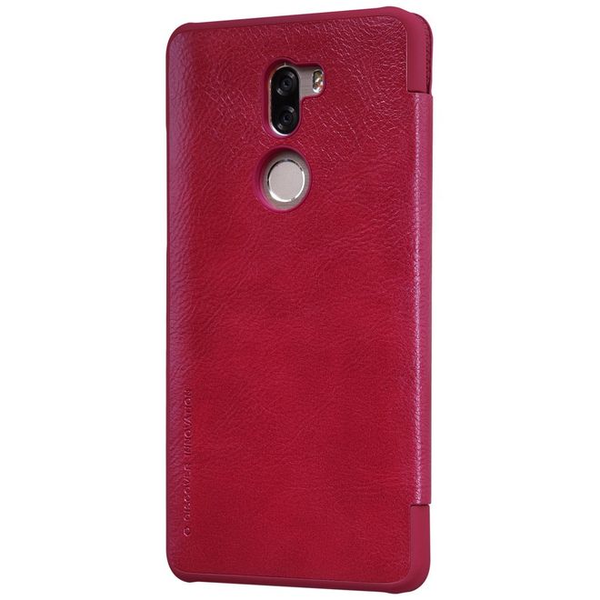 Nillkin - Xiaomi Mi 5s Plus Hülle - Case aus leder - mit Kreditkartenslot - Qin Series - rot