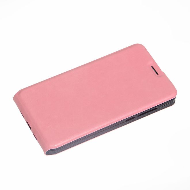 Handyhülle für Xiaomi Mi 5s Plus - Leder Flip Case - vertikal - mit Fotofach - pink