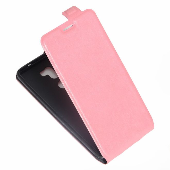 Handyhülle für Xiaomi Mi 5s Plus - Leder Flip Case - vertikal - mit Fotofach - pink