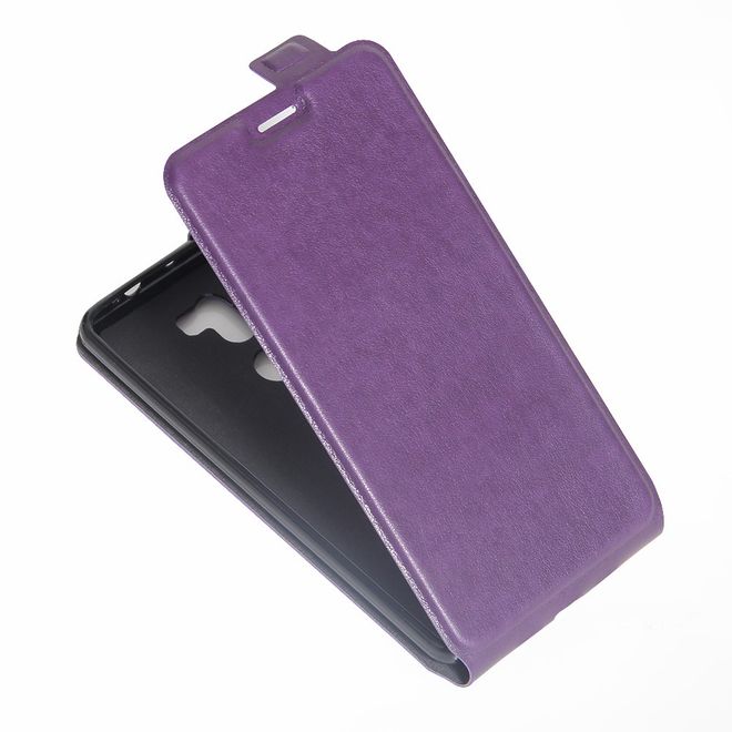 Handyhülle für Xiaomi Mi 5s Plus - Leder Flip Case - vertikal - mit Fotofach - purpur