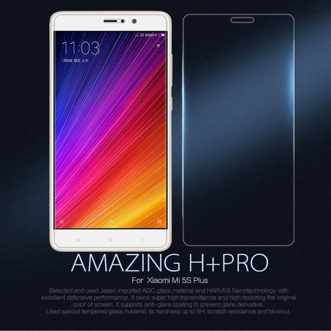 Nillkin - Xiaomi Mi 5s Plus Schutzglas - Amazing H+Pro - 0.2mm dick