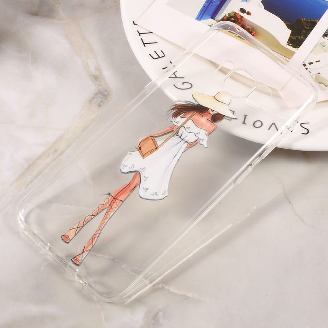 Samsung Galaxy S8 Hülle - Handycase aus flexiblem Plastik - sexy Lady