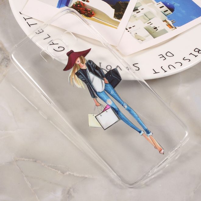 Samsung Galaxy S8 Hülle - Handycase aus flexiblem Plastik - modische Frau