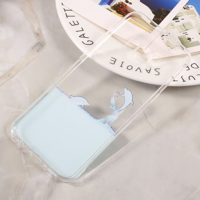 Samsung Galaxy S8 Hülle - Handycase aus flexiblem Plastik - Delphine im Wasser