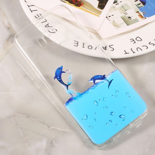 Samsung Galaxy S8 Hülle - Handycase aus flexiblem Plastik - Delphine im Wasser