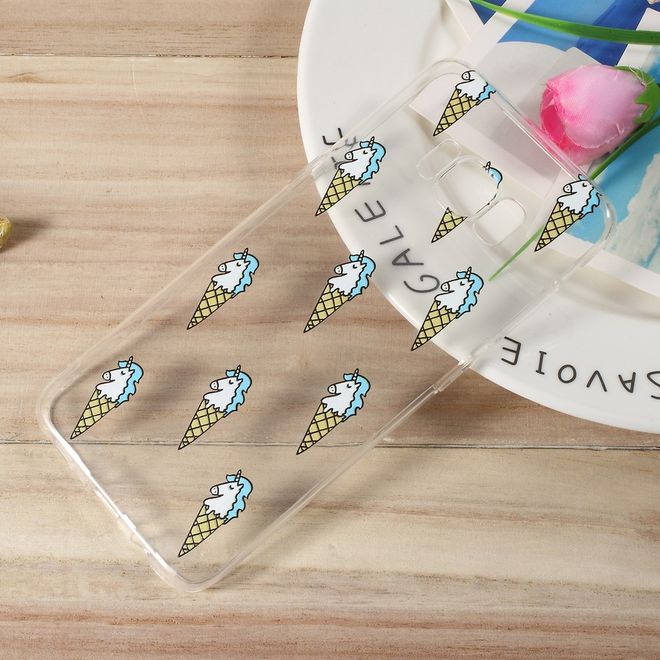 Hülle für Samsung Galaxy S8 - TPU Soft Case - kleine Einhorn Glaces