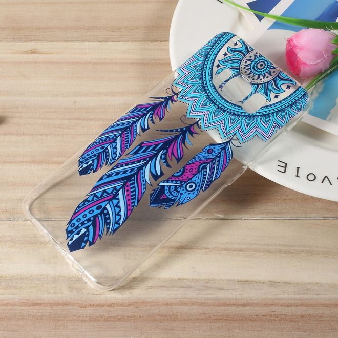 Hülle für Samsung Galaxy S8 - TPU Soft Case - blauer Traumfänger