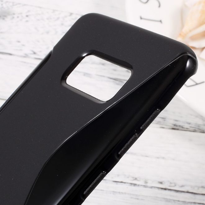 Handyhülle für Samsung Galaxy S8 Plus - TPU Soft Case - S-Shape - schwarz