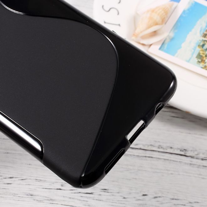 Handyhülle für Samsung Galaxy S8 Plus - TPU Soft Case - S-Shape - schwarz