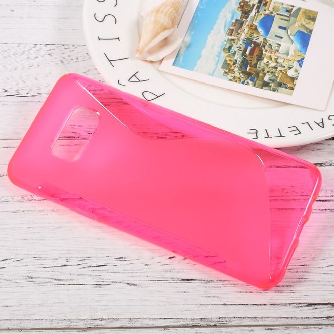 Handyhülle für Samsung Galaxy S8 Plus - TPU Soft Case - S-Shape - rosa