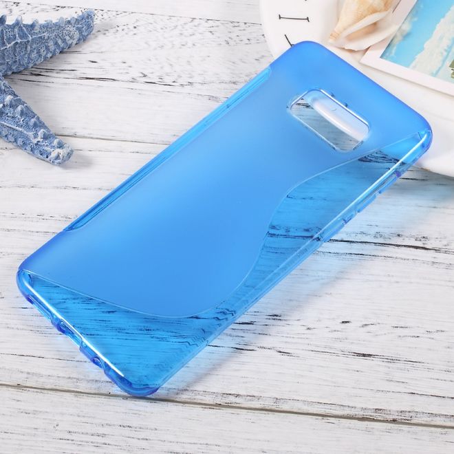 Handyhülle für Samsung Galaxy S8 Plus - TPU Soft Case - S-Shape - blau