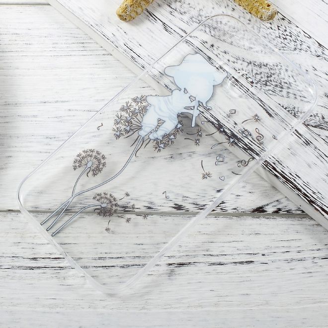 Handyhülle für Samsung Galaxy A3 (2017) - Cover aus TPU Plastik - Flöten spielendes Kind auf einem Löwenzahn