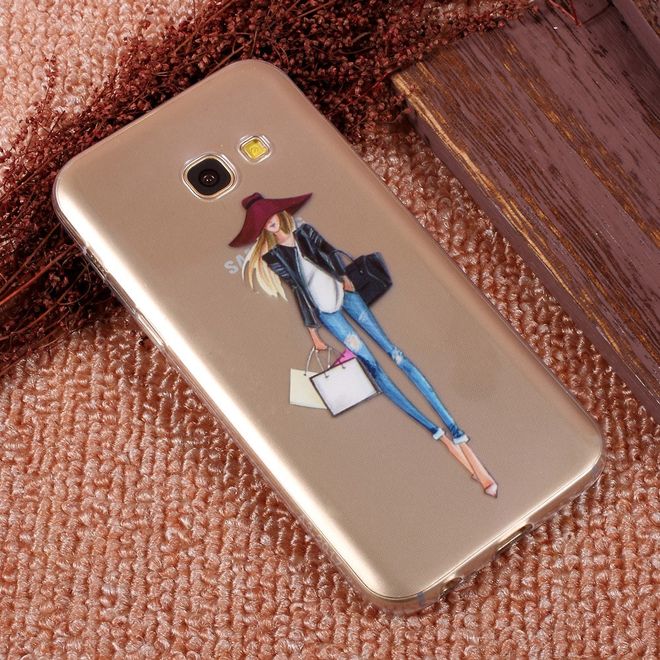 Samsung Galaxy A3 (2017) Hülle - TPU Soft Case - cooles Girl