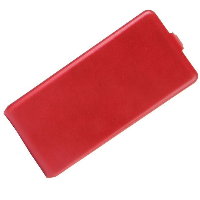 Handyhülle für Sony Xperia XA1 - Crazy Horse Leder Flip Case - vertikal - rot