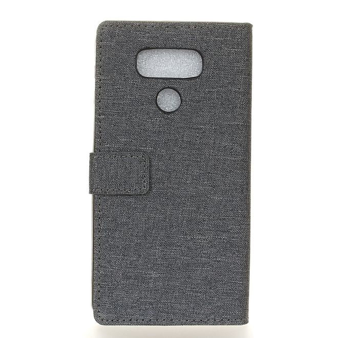 Handyhülle für LG G6 - Bookcover - mit Standfunktion - schwarz